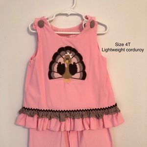 Girls 4T Thanksgiving outfit